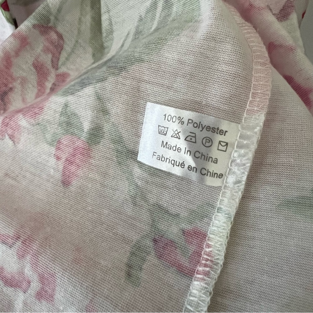show me your mumu | floral rose robe short sleeve one size - Picture 5 of 5